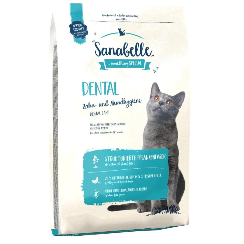 Sanabelle Dental Ağız Ve Diş Sağlığı İçin Yetişkin Kedi Maması 2 KG | SRC: Barcode: 4015598017374